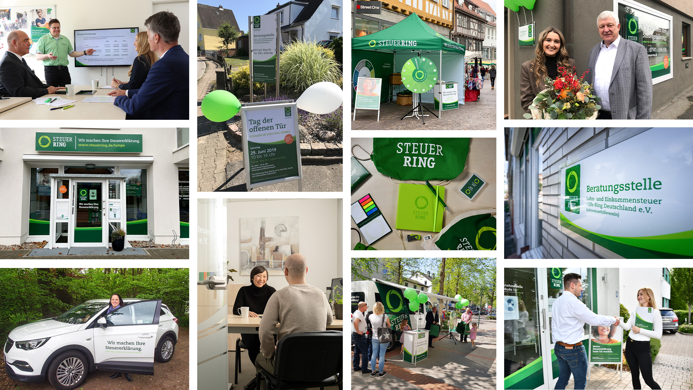 Arbeiten beim Steuerring Arbeiten beim Steuerring